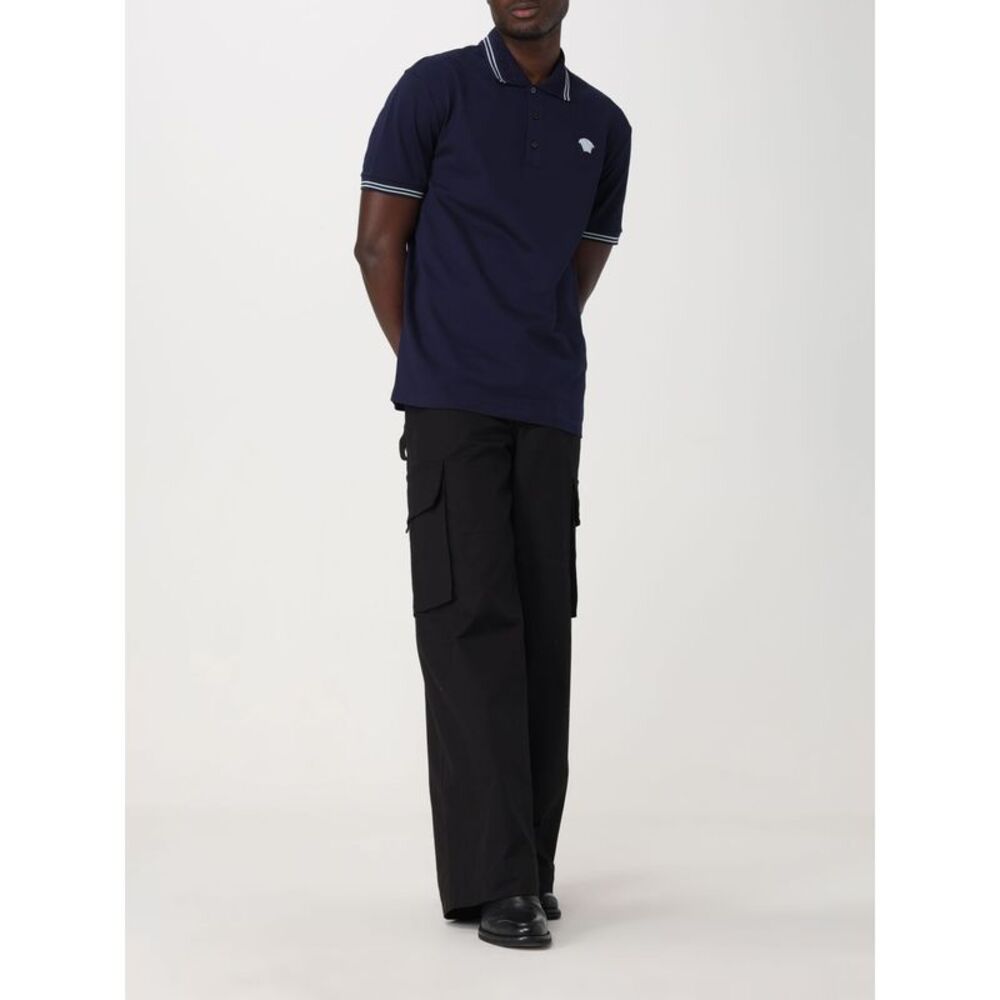 Versace Polo Shirt Men Blue - Picture 2 of 5